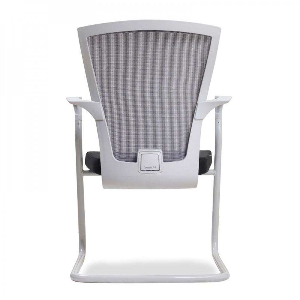 Bashtoul office chair with armrests - Silver - E1C100